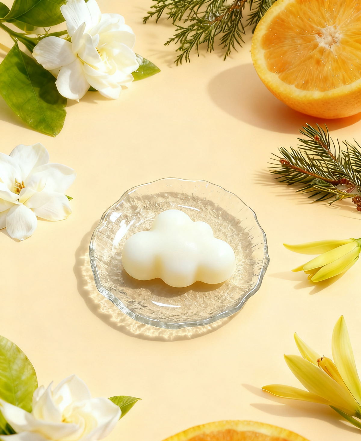 essential oil wax melt ylang ylang front side